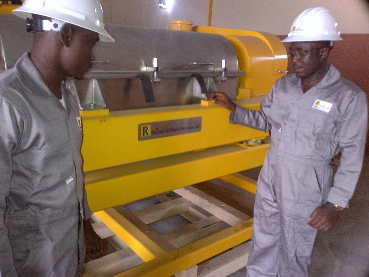 two employees working